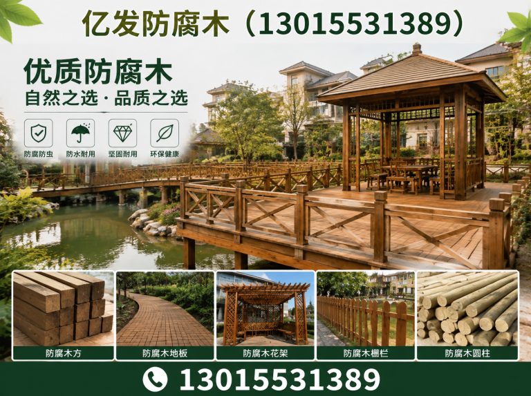 郑州经济技术开发区防腐木批发展示图