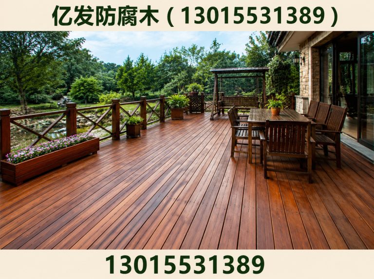 郑州经济技术开发区防腐木凉亭展示图